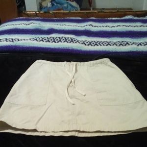 White skirt